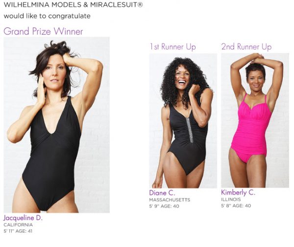 Wilhelmina 2011 40+ Model Search Winners