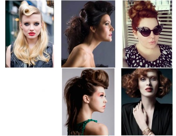 Vintage hair concept board